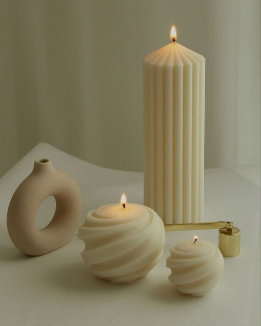 Spiral Candle Set