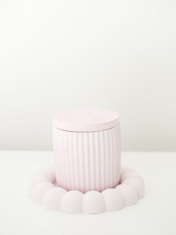 Combo Tray & Jar - Baby Pink