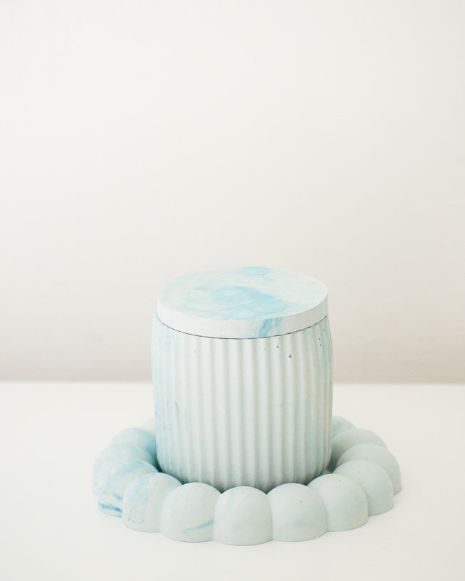Combo Tray & Jar - Baby Blue
