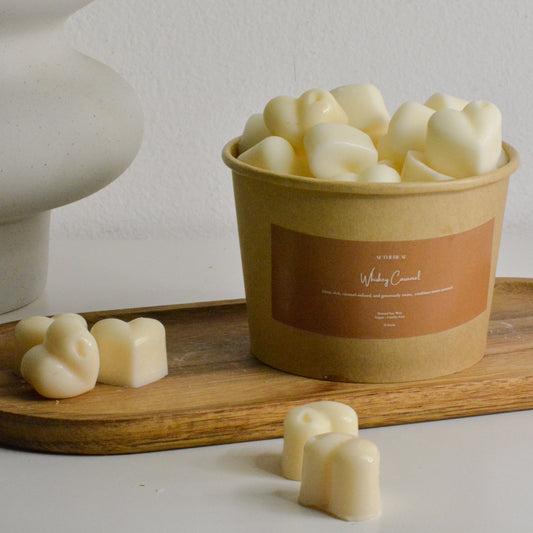 Whiskey Caramel Heart Wax Melts