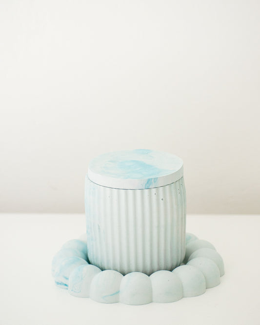 Combo Tray & Jar - Baby Blue